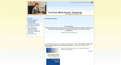 Desktop Screenshot of kawecka.eu